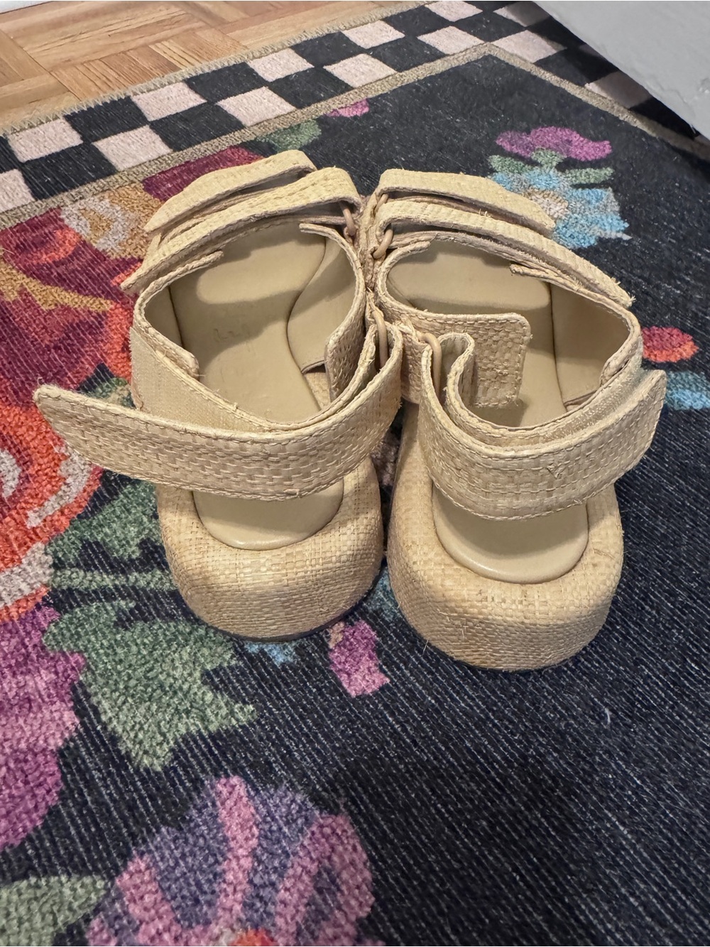 Loeffler Randall Blaise Raffia Platform Sandal Size 8 View 5